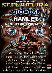Sepultura + Crowbar + Hamlet